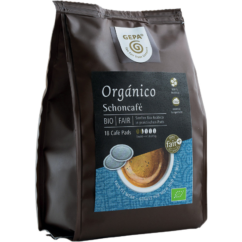 GEPA Bio Orgánico Schoncafé Kaffeepads