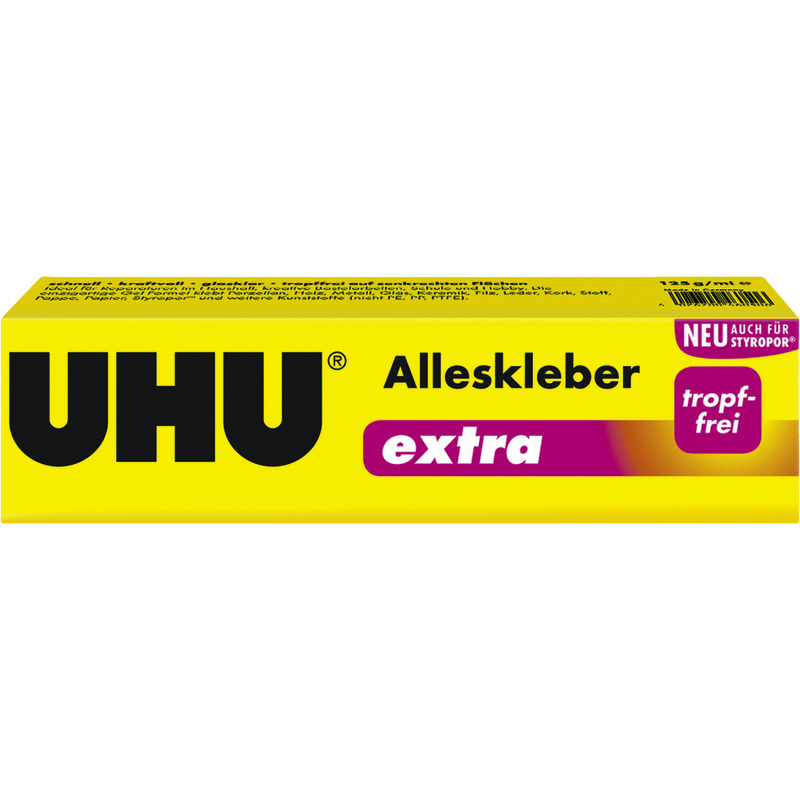 UHU Alleskleber extra  tropffrei Tube, 125g