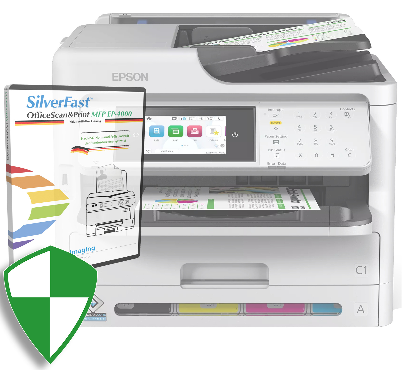 SilverFast Print-Softwarelizenz für OfficeScan&Print MFP EP-4000 für einen weiteren Arbeitsplatz