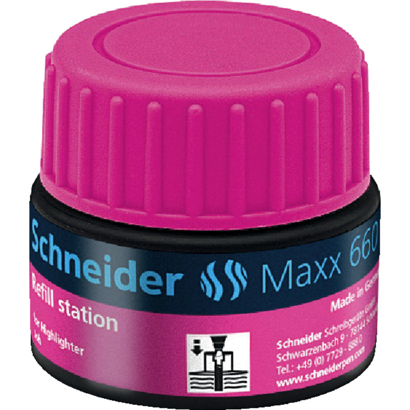 SCHNEIDER Refillstation Maxx 660 für Textmarker - pink