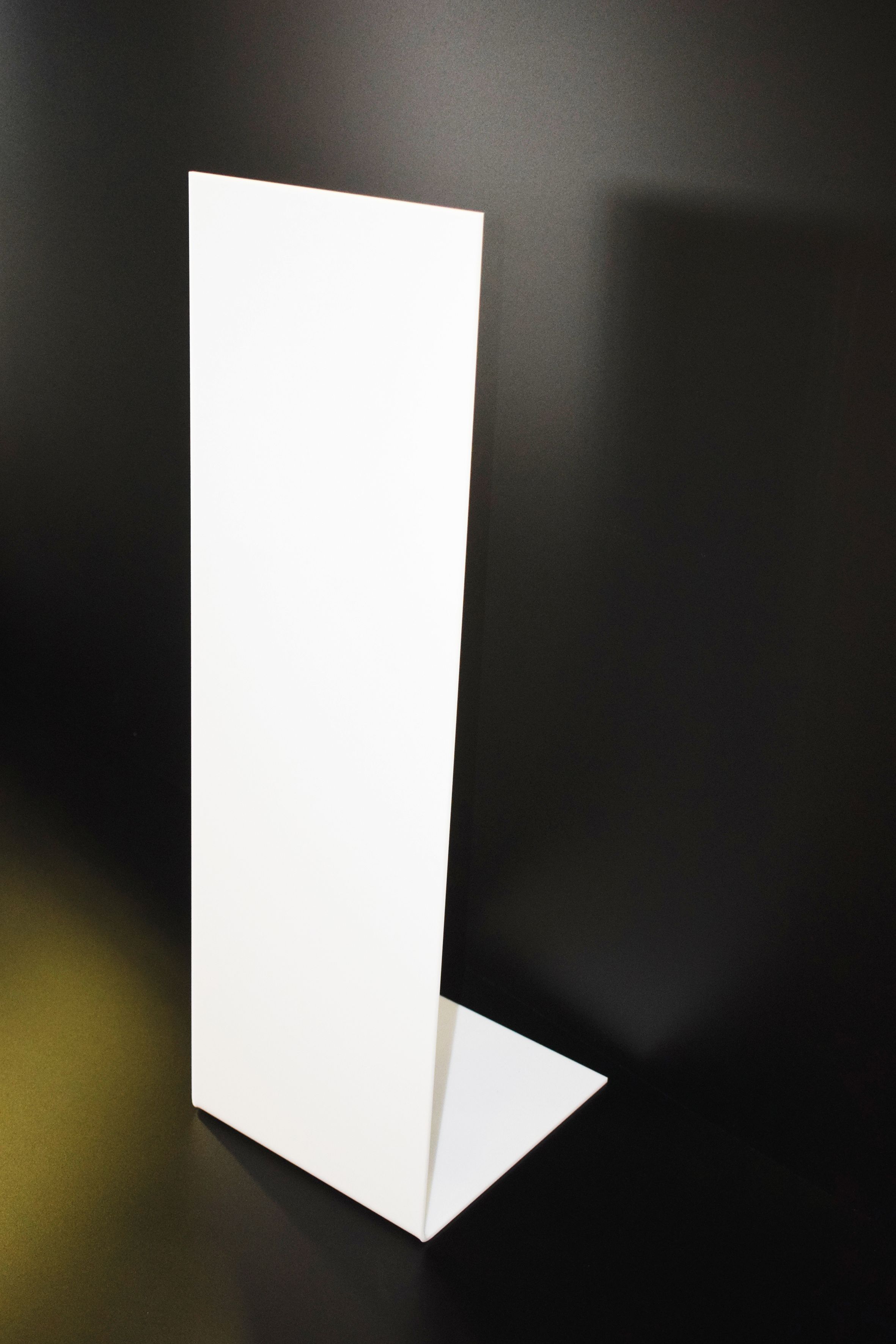 Elegante Info-Standtafel aus Plexiglas mit Wunschtext