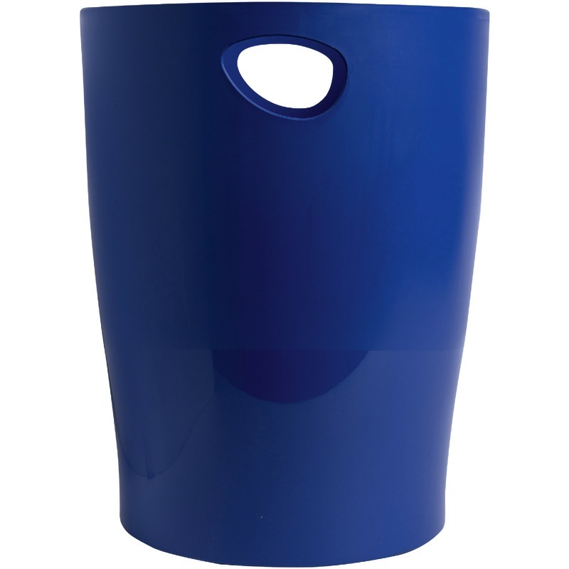 EXACOMPTA BeeBlue Papierkorb ECOBIN, 15 Liter - blau