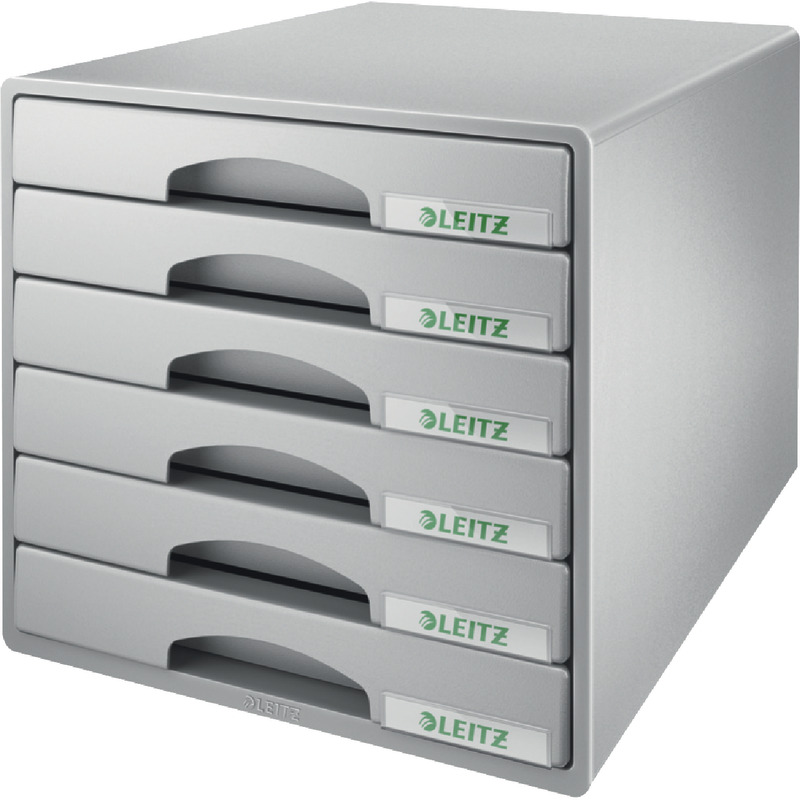 LEITZ Schubladenbox PLUS 6 - grau LEITZ Schubladenbox PLUS 6 - grau