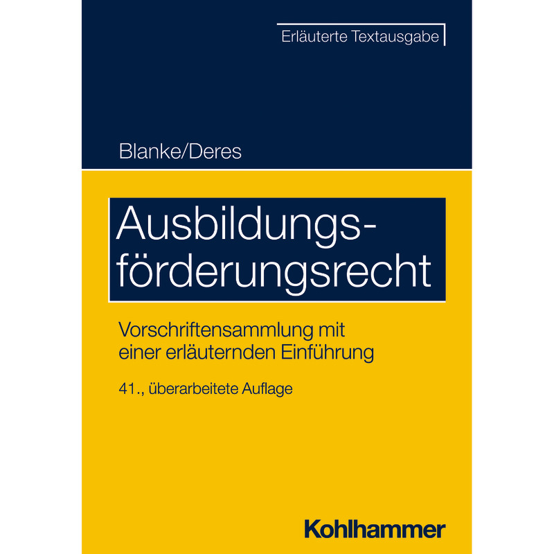 Ausbildungsförderungsrecht