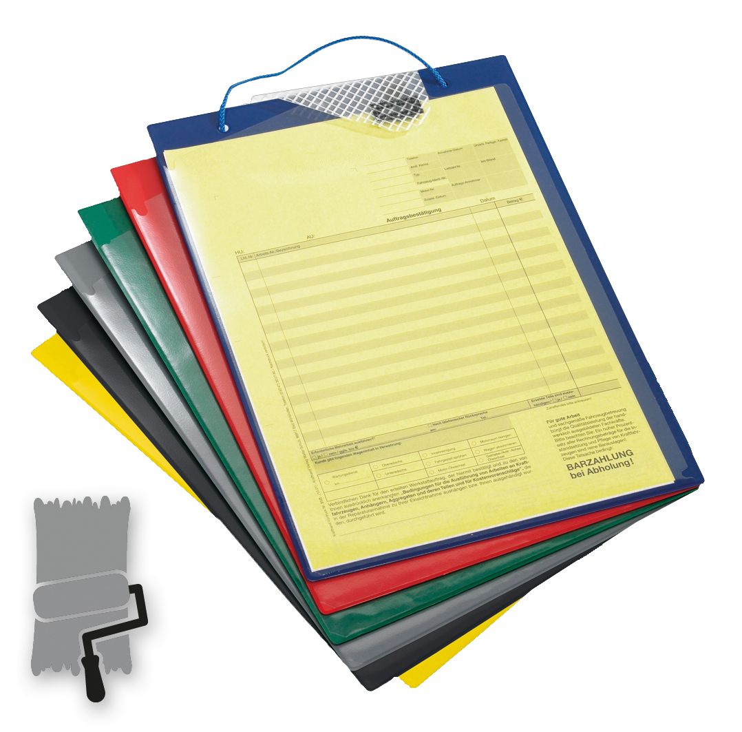 Auftragstasche PLUS mit Schlüsselfach, A4, grau Auftragstasche PLUS mit Schlüsselfach, A4, grau