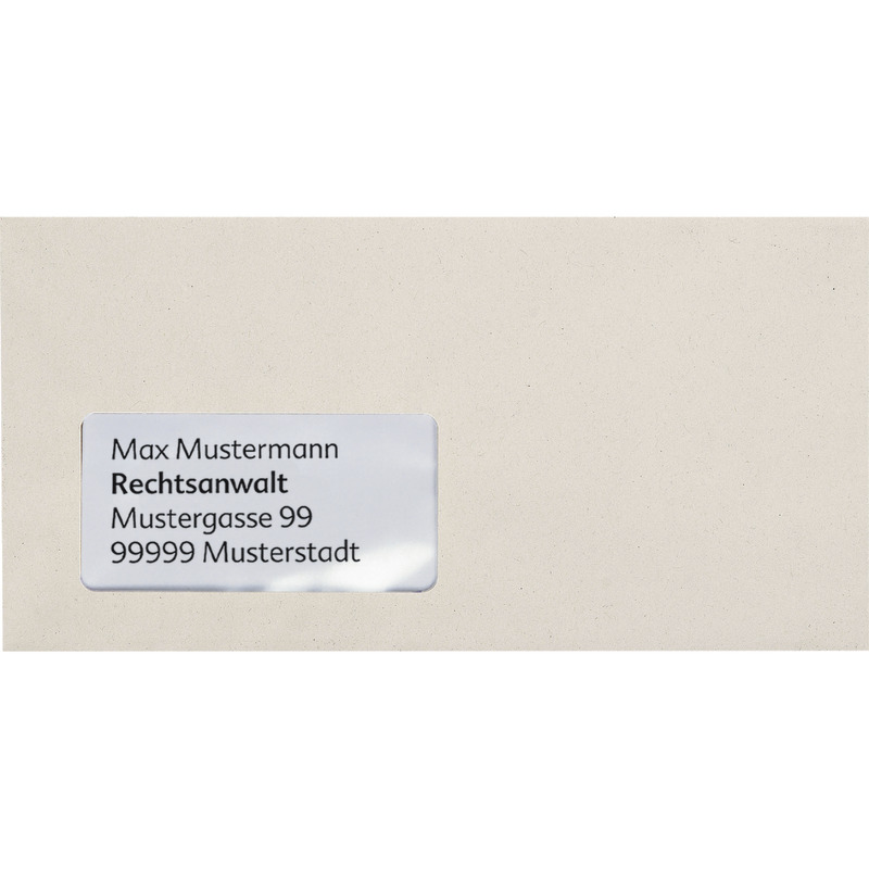 Recycling-Briefumschlag, DIN lang, selbstklebend, mit Fenster, Pack: 1.000 Stück Recycling-Briefumschlag, DIN lang, selbstklebend, mit Fenster, Pack: 1.000 Stück
