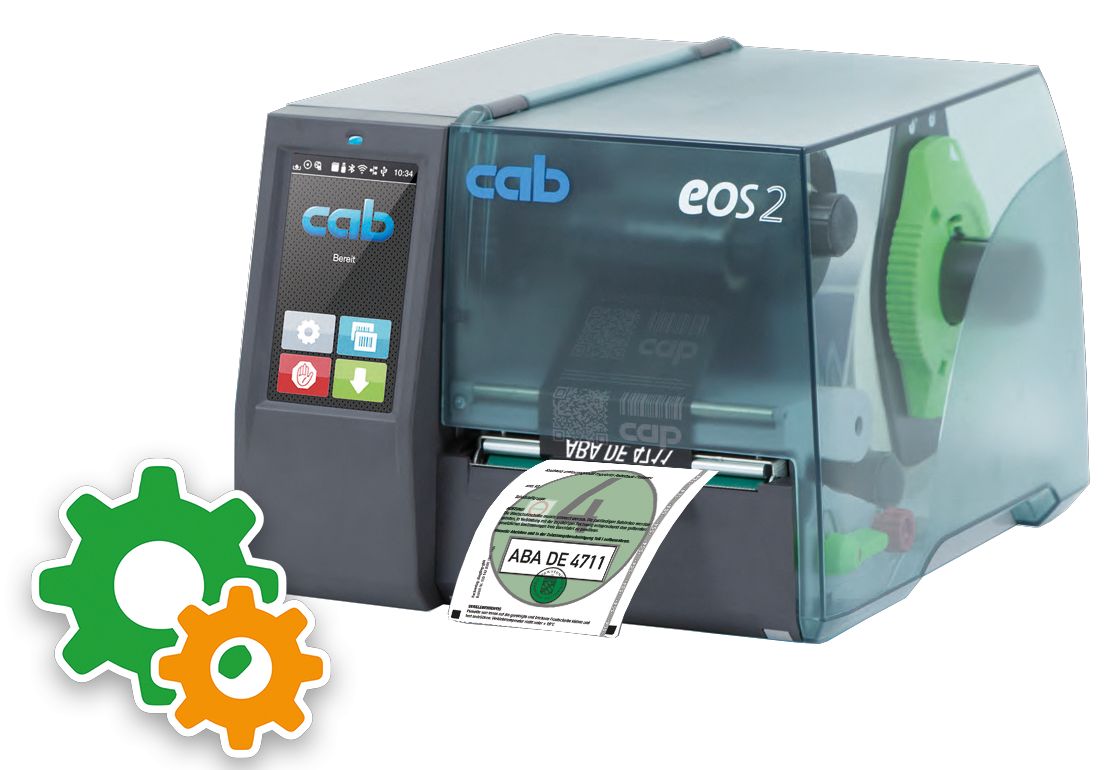 Etikettendrucker EOS2/300 für Feinstaubplaketten