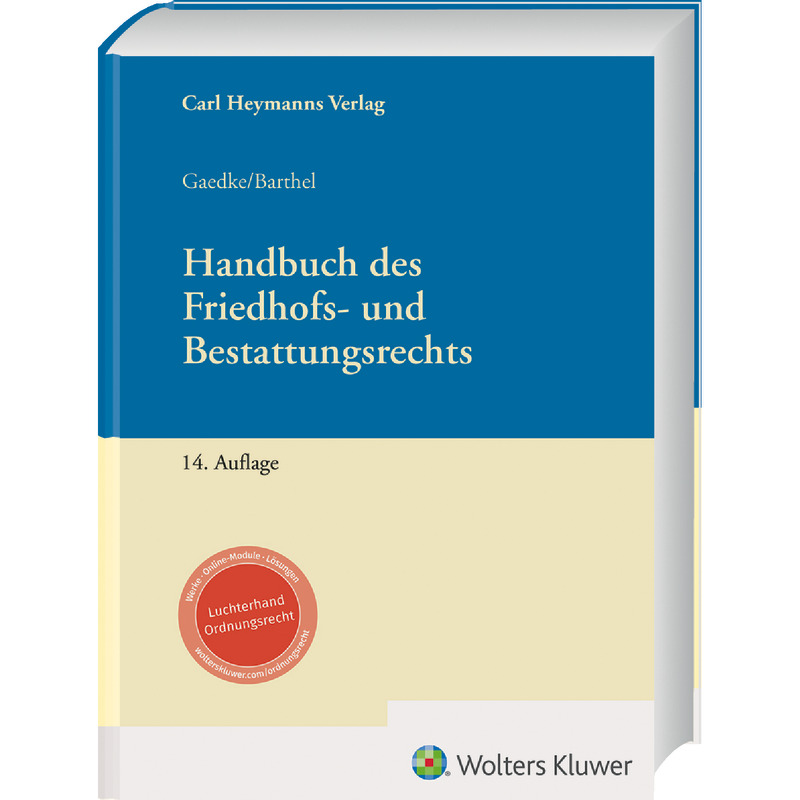 Handbuch des Friedhofs- und Bestattungsrechts