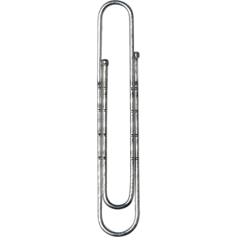 Norica Aktenklammern mit Kugelenden gewellt, Länge: 77 mm, 100 Stück