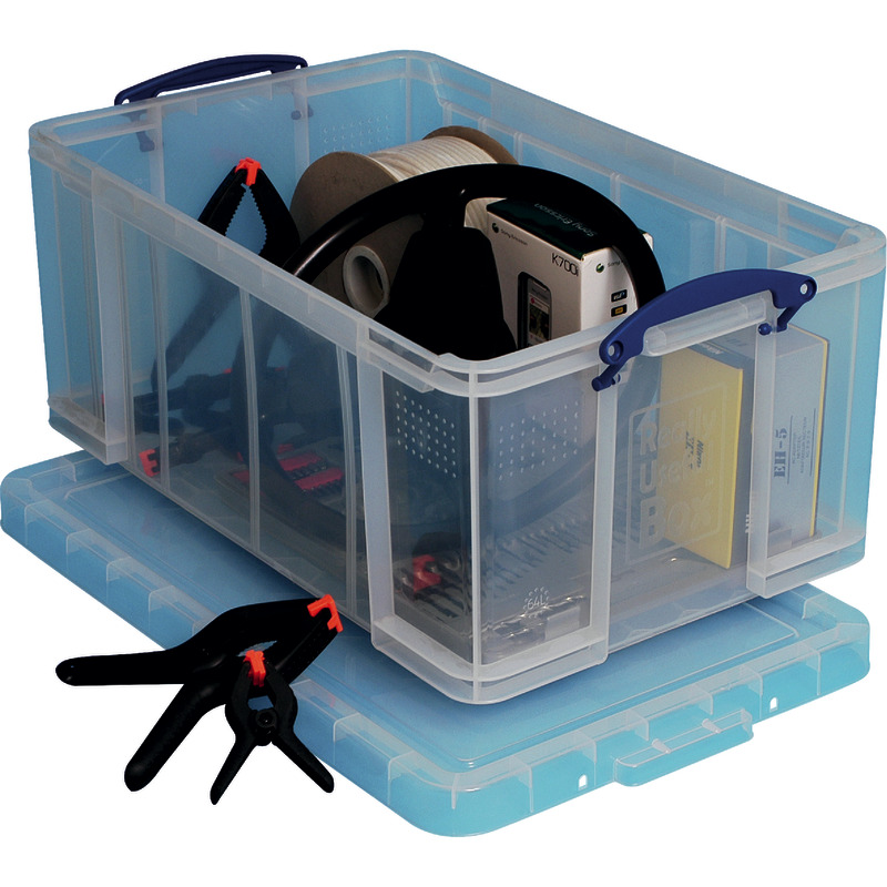 Really Useful Box Transport- und Aufbewahrungsbox mit Deckel, 64 l