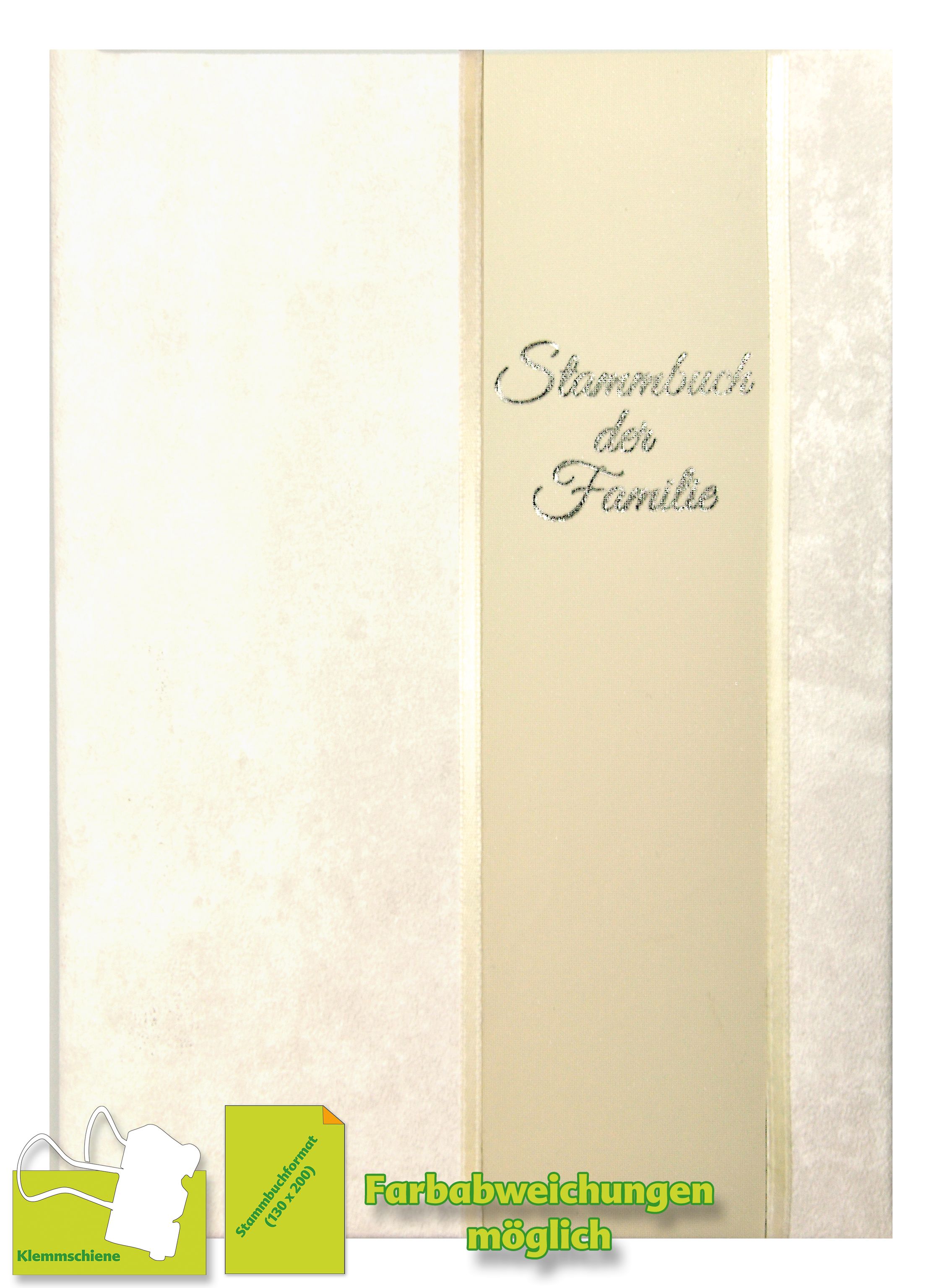 Stammbuch TINA mit Klemmschiene