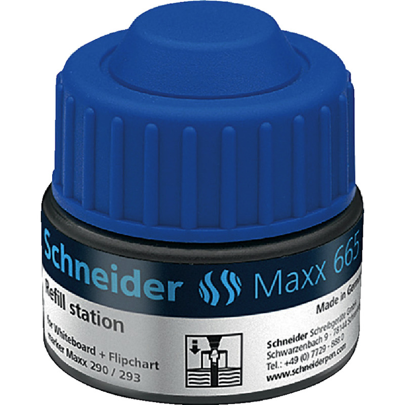 SCHNEIDER Refillstation Maxx 665 für Whiteboard- und Flipchartmarker - blau