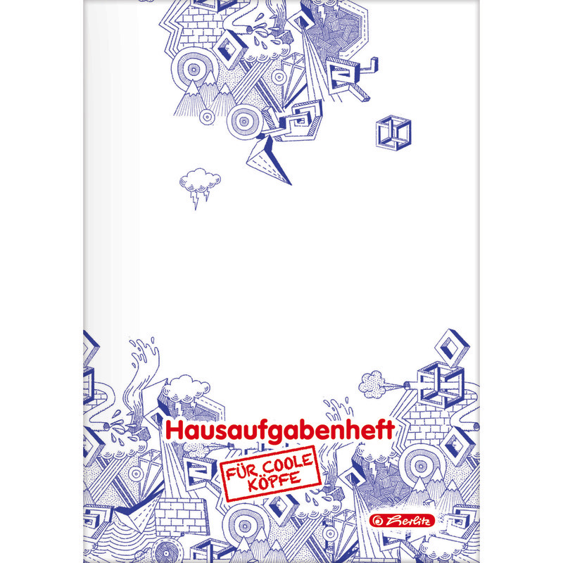 herlitz Hausaufgabenheft A5 48 Blatt Coole Köpfe11325834