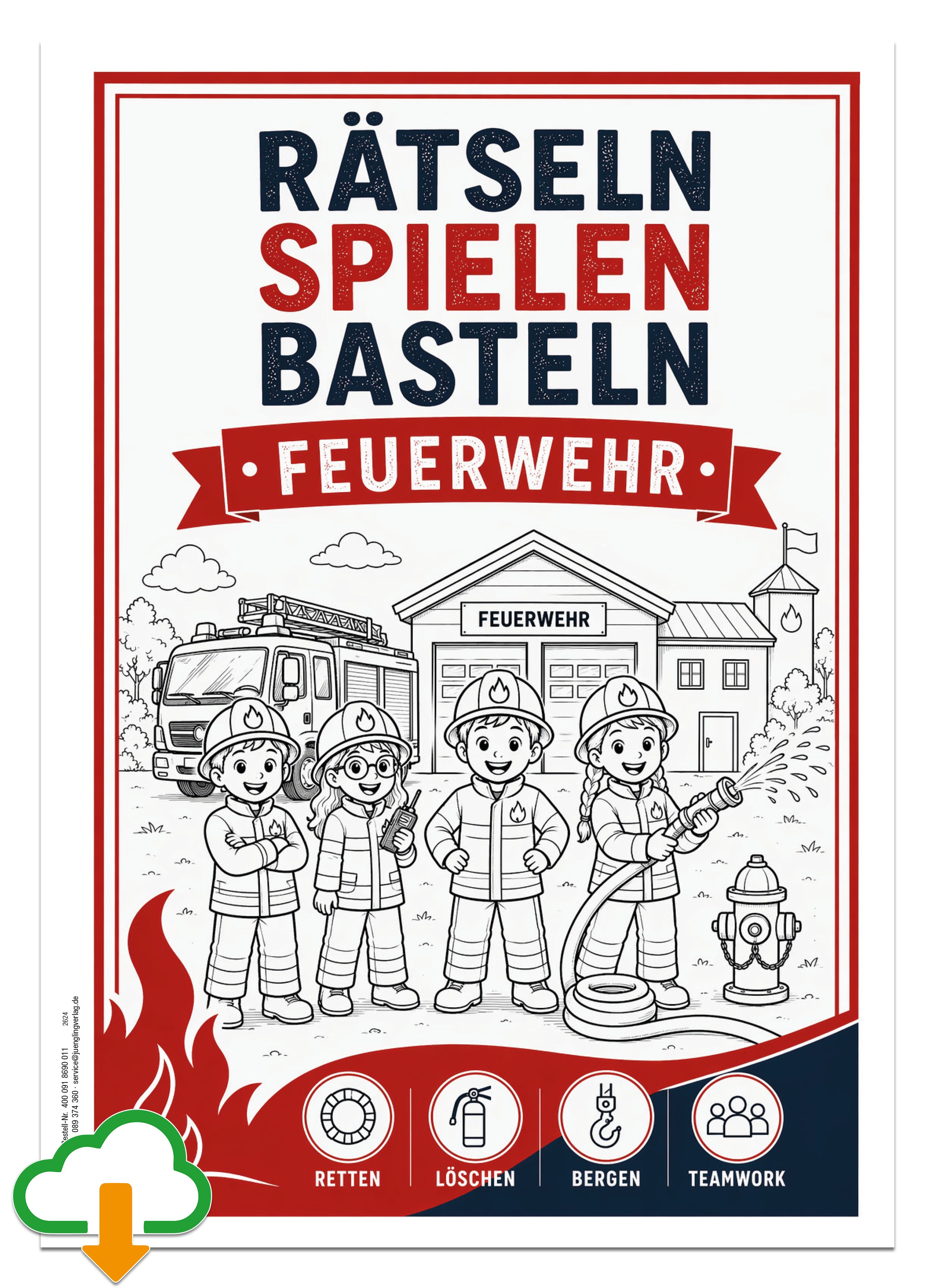 PDF Downloadpaket Rätseln Spielen Basteln