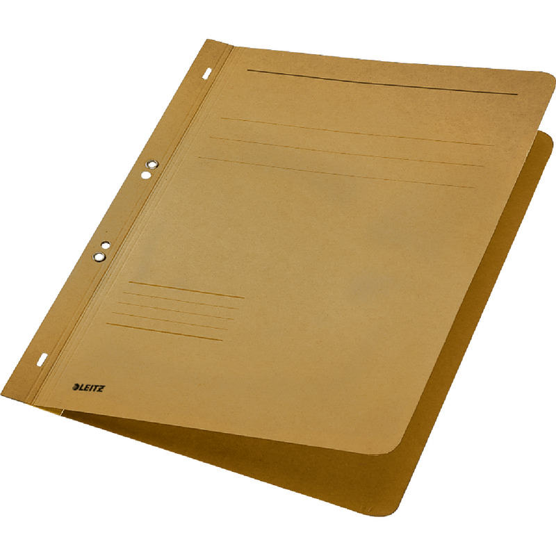 LEITZ Ösenhefter 3742, A4, ganzer Vorderdeckel, RC-Karton - chamois