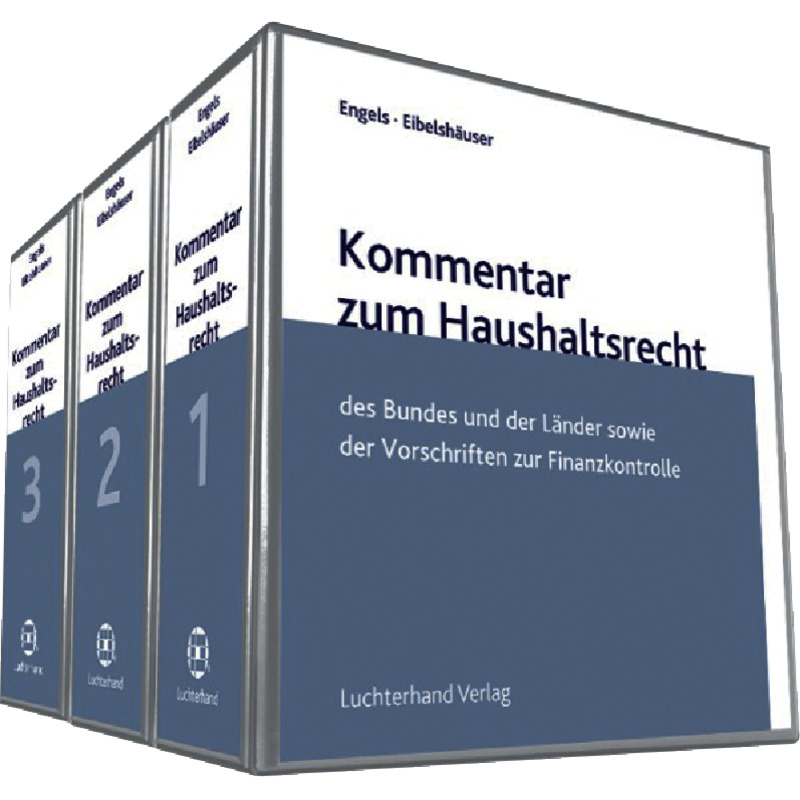 Kommentar zum Haushaltsrecht - mit Fortsetzungsbezug