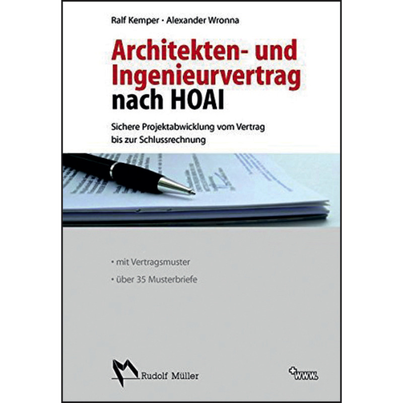 Wolters Kluwer Architekten- und Ingenieurvertrag nach HOAI online Wolters Kluwer Architekten- und Ingenieurvertrag nach HOAI online