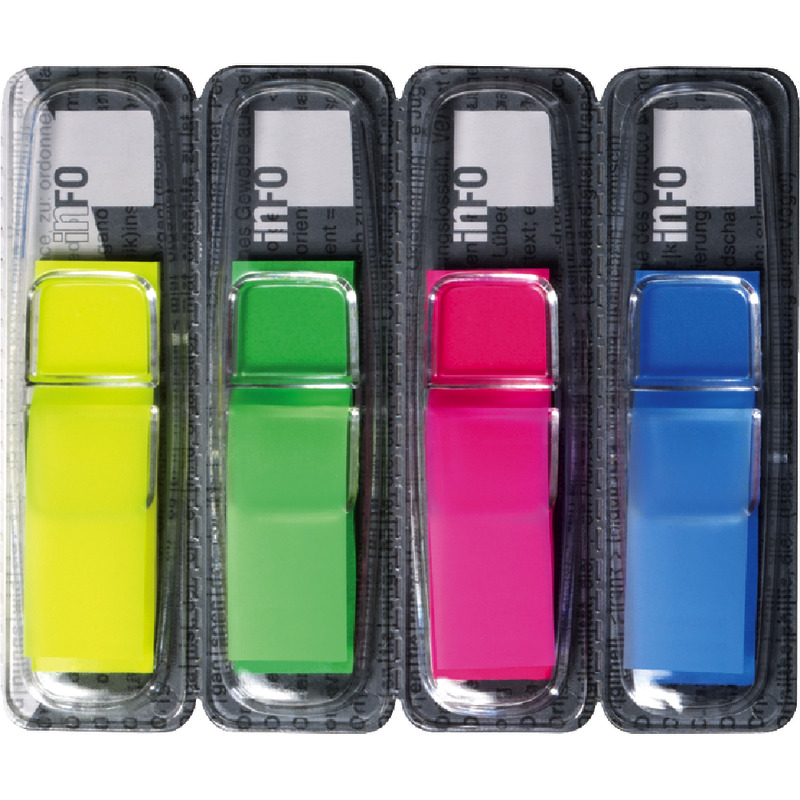 Index Haftstreifen SOLID COLOUR TIP, mini 12 x 43 mm