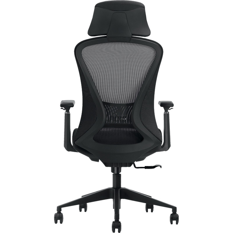 Ergonomischer Bürostuhl, höhenverstellbar, Business Chair, mit 3-D Armlehnen, schwarz