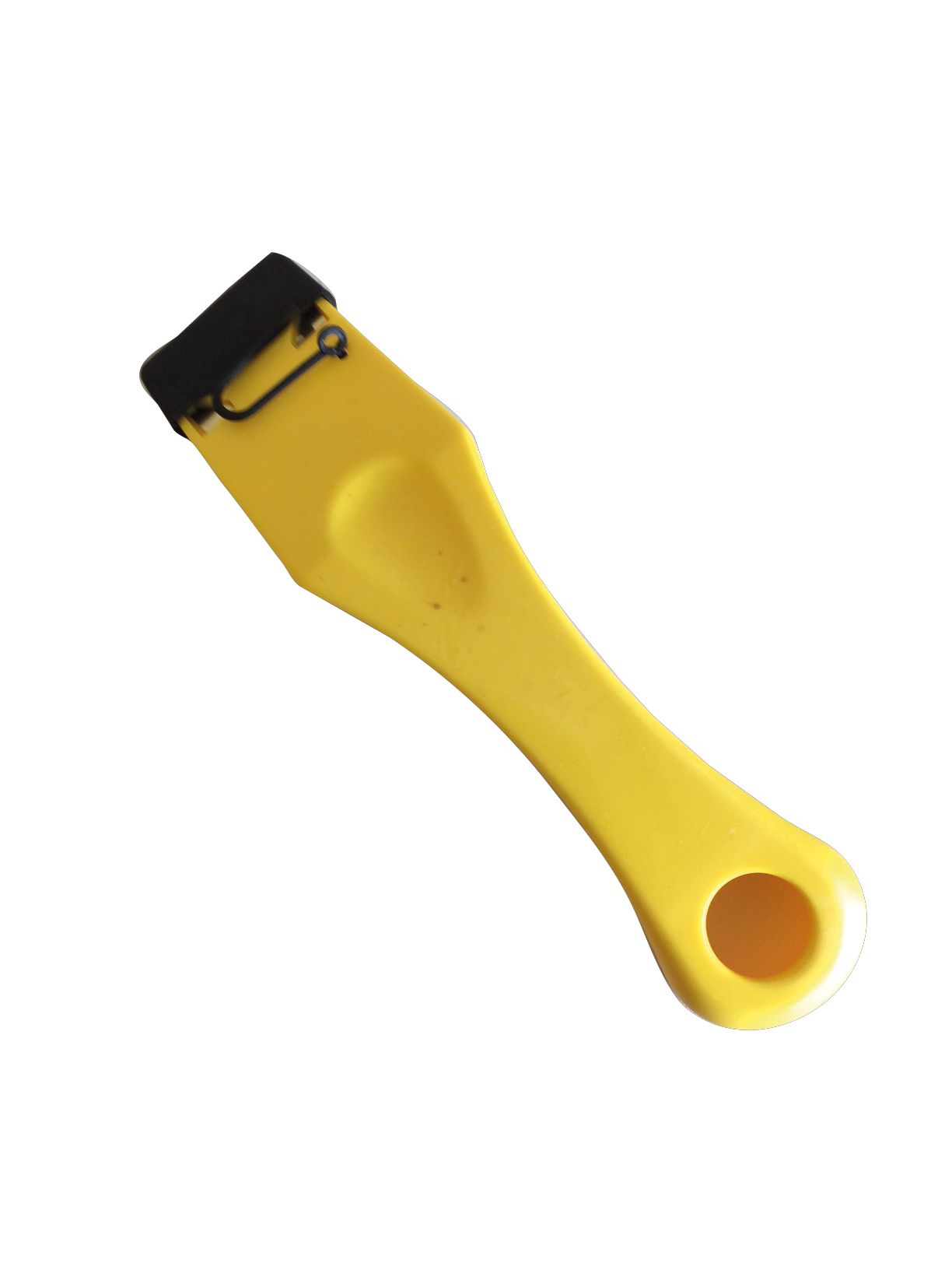Plaketten-/Etikettenschaber, 160 mm, gelb Plaketten-/Etikettenschaber, 160 mm, gelb