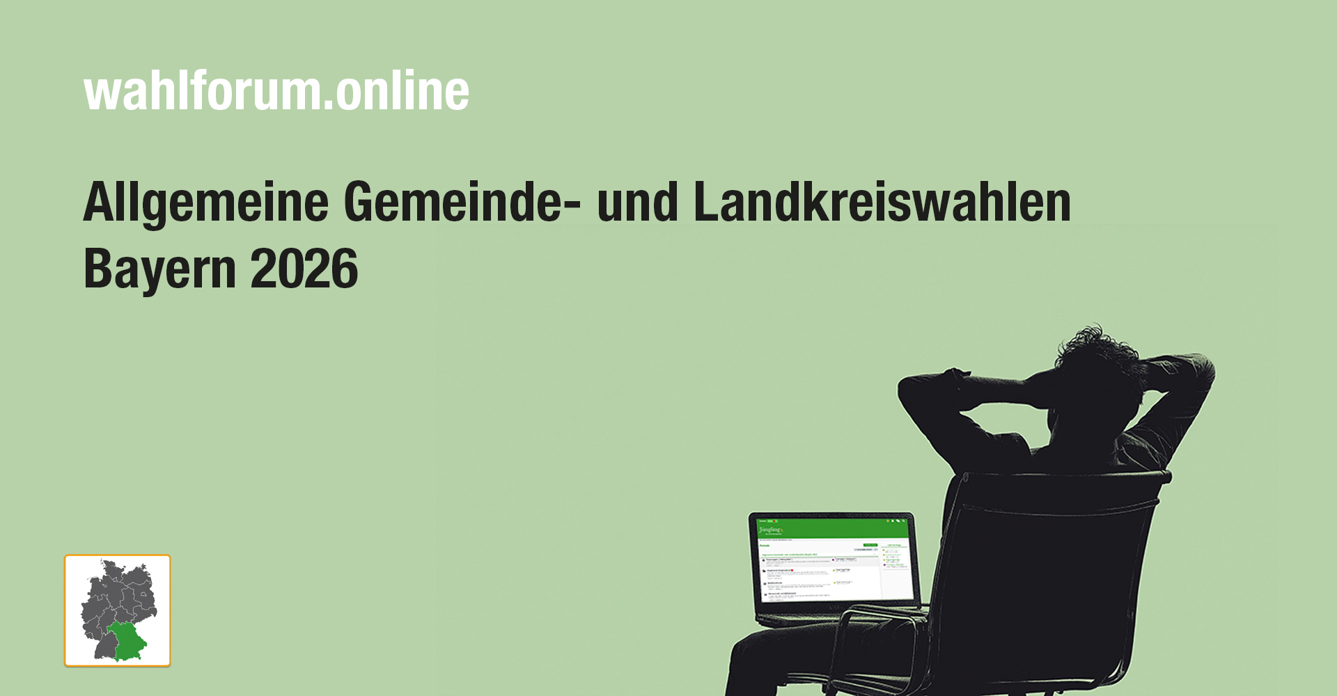 Online-Wahlforum für die Allgemeinen Gemeinde- und Landkreiswahlen Bayern 2026