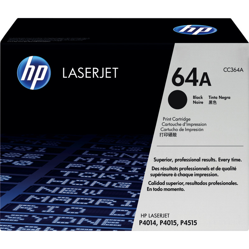 hp Toner CC364A, schwarz