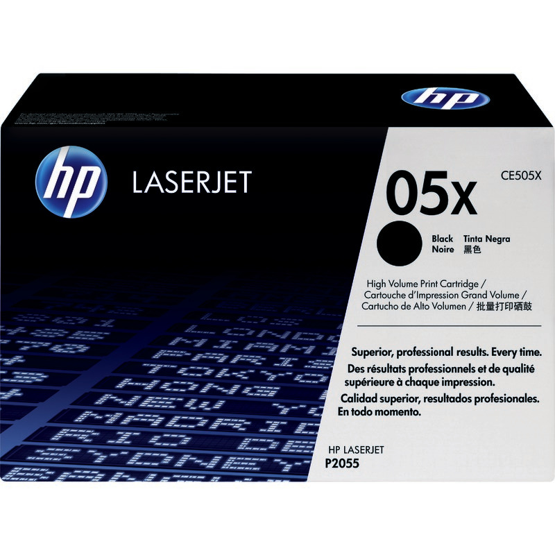 hp Toner CE505X, schwarz