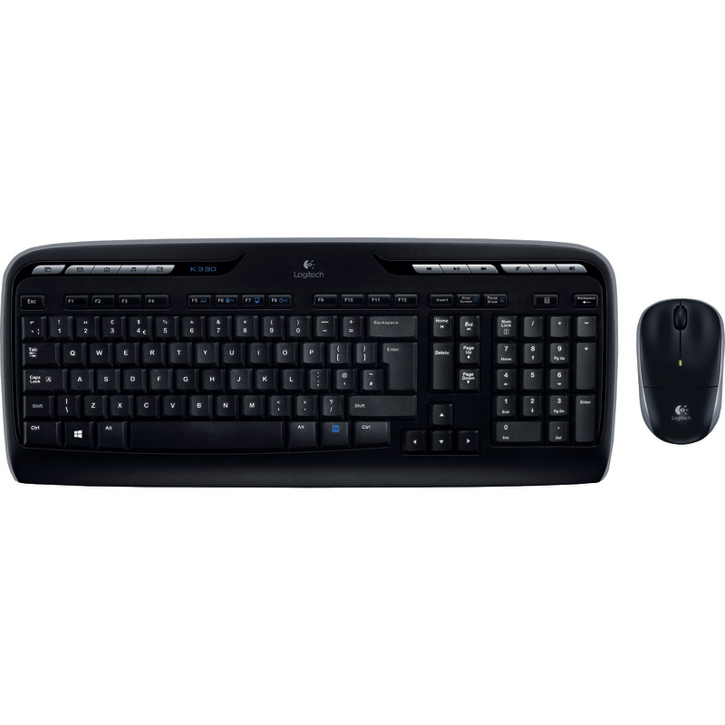 Logitech Wireless Combi MK330, Tastatur inkl. Maus