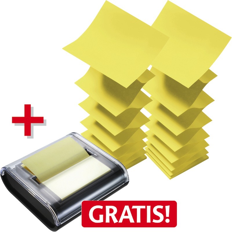 Spar-Set: 24 Blocks Z-Notes 75x75mm + 1 Z-Note-Spender GRATIS!