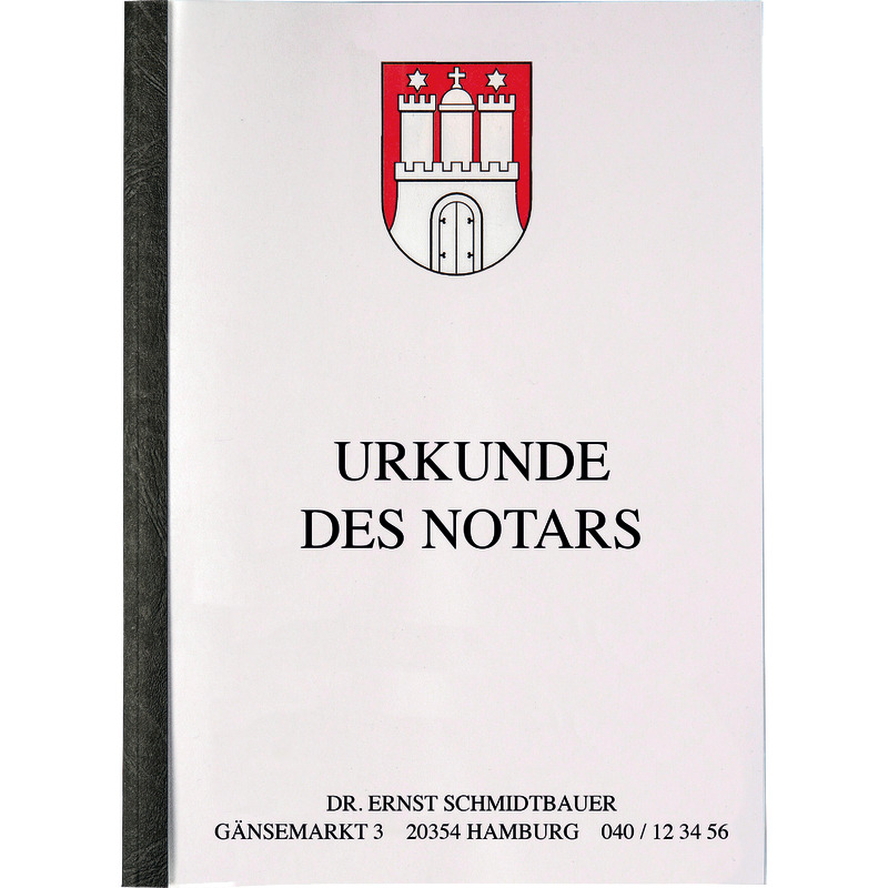 SoldanPlus Thermo-Bindemappen BASIC, Lederstruktur/PVC-Deckel, Rückenbreite 3 mm - weiß