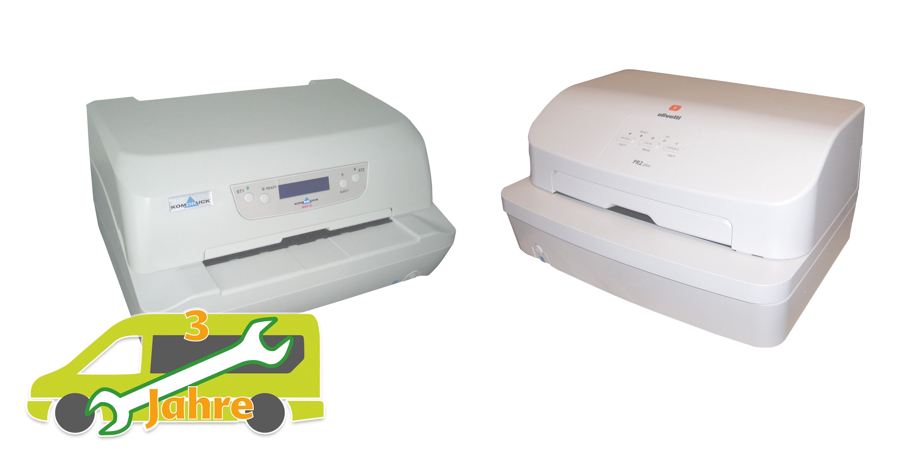 36 Monate Care Pack Bring-In-Service für KOMDRUCK MDP/PR2 Serie