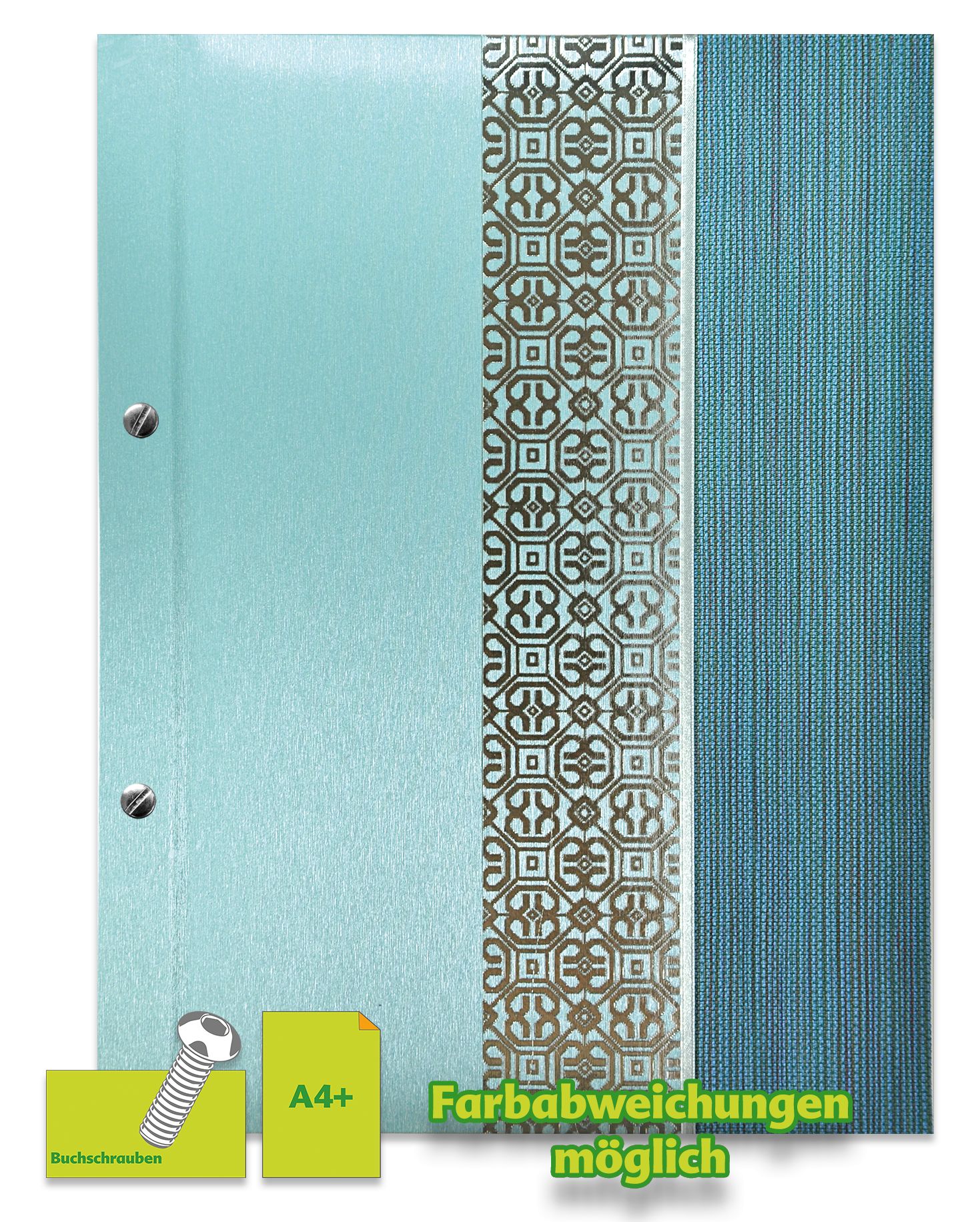 Stammbuch AMARA, A4+, türkis