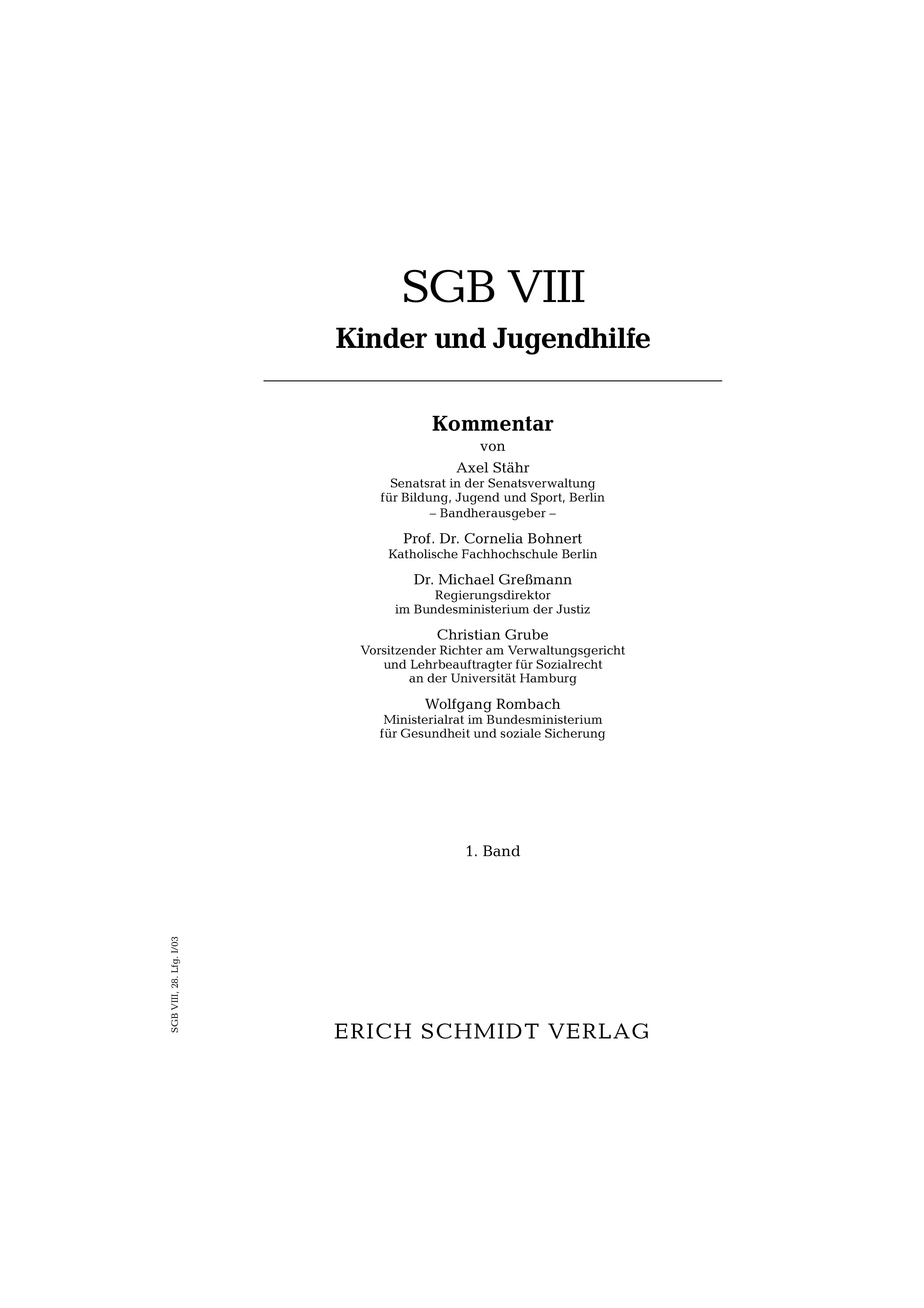 Sozialgesetzbuch (SGB) VIII: Kinder- und Jugendhilfe - mit Fortsetzungsbezug