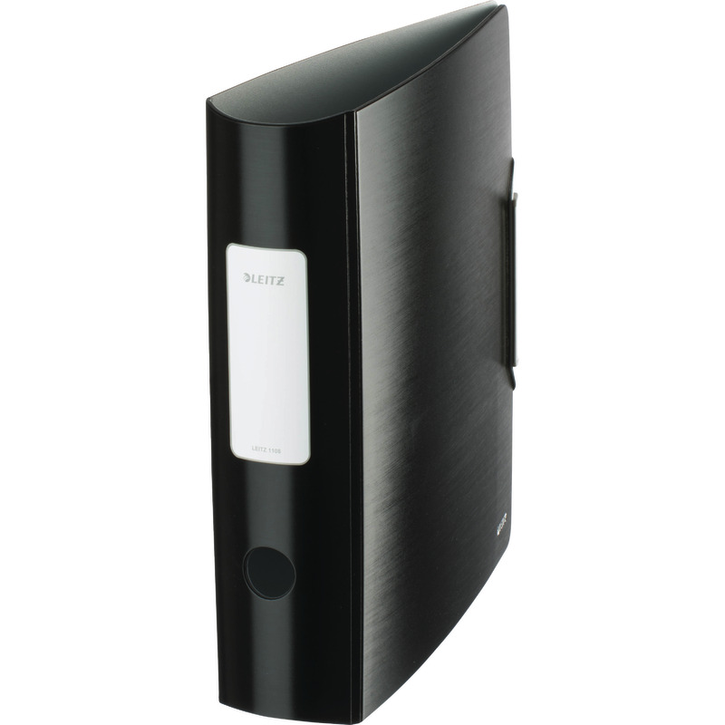 LEITZ Qualitäts-Ordner 180° Active Style 1108, Rückenbreite 82 mm - schwarz
