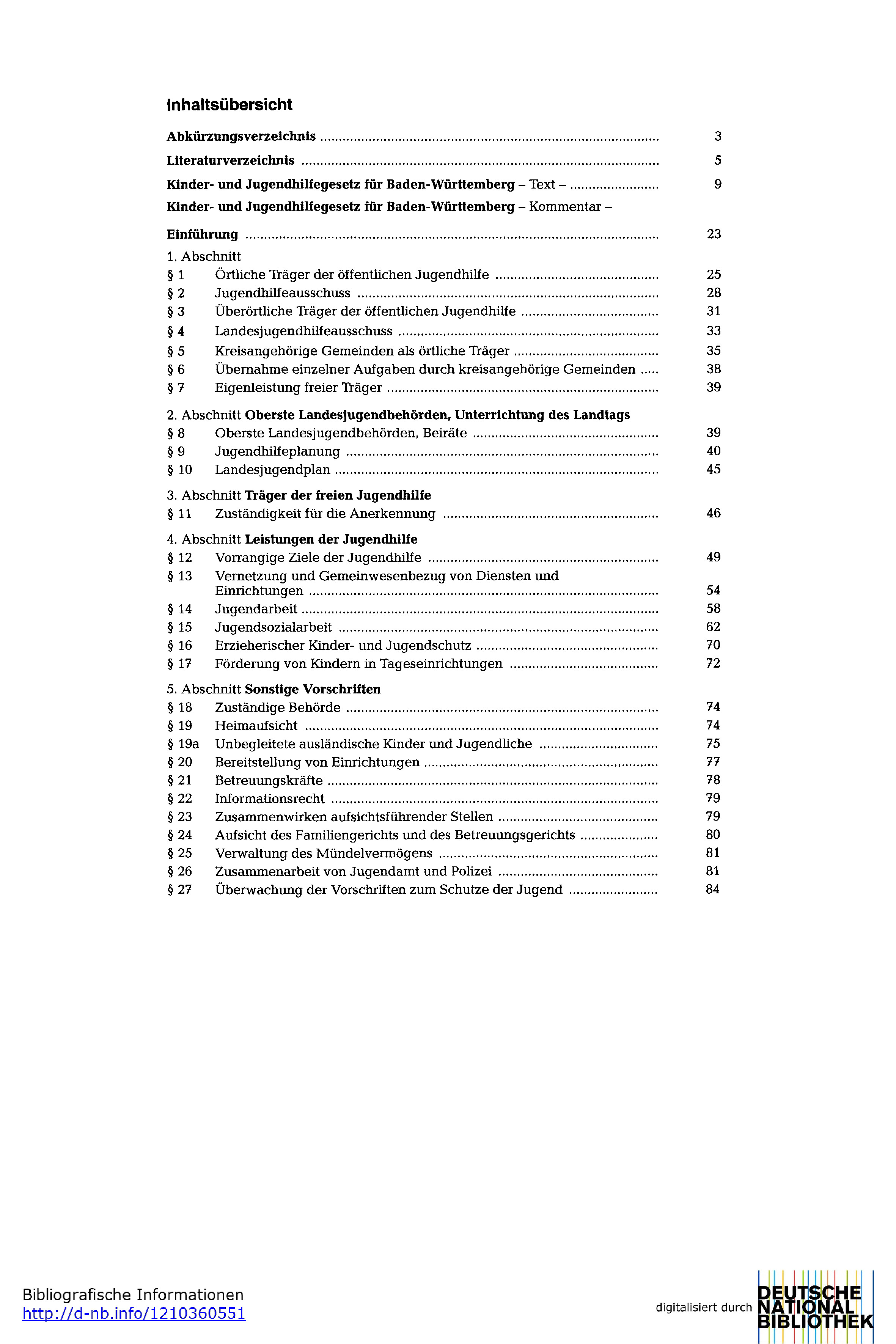 Kinder- und Jugendhilferecht Baden-Württemberg Kinder- und Jugendhilferecht Baden-Württemberg