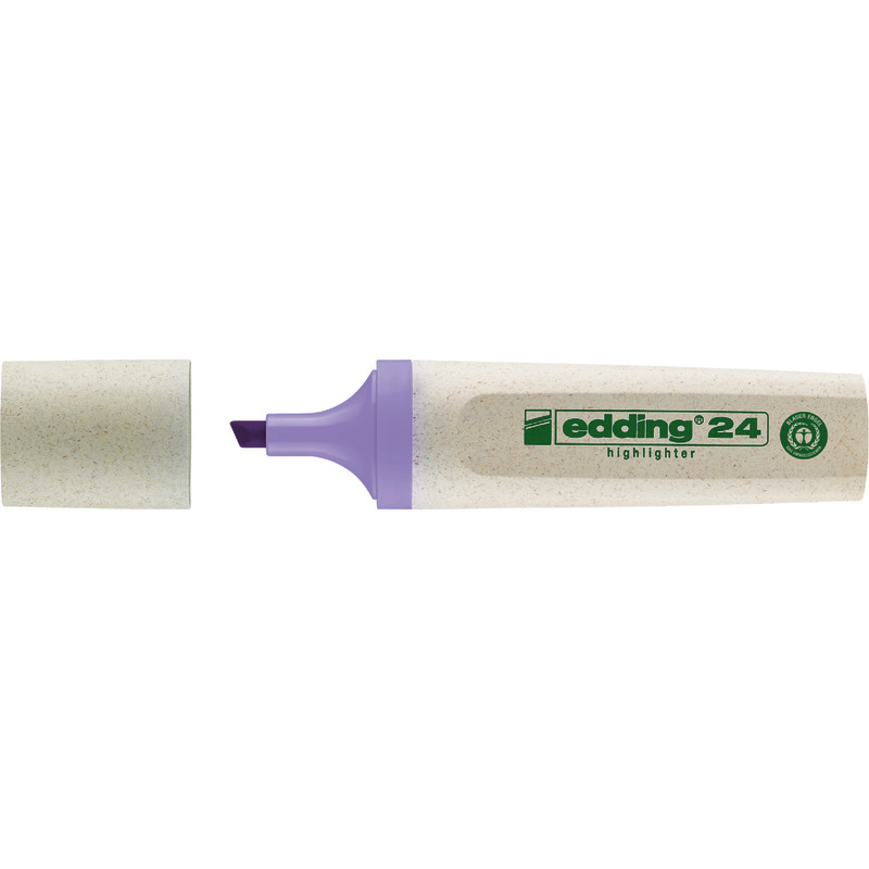 edding EcoLine 24 Textmarker, pastellfarben - pastelllila