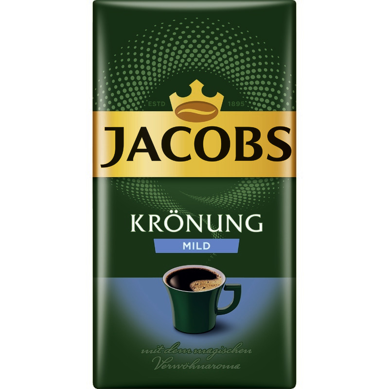 JACOBS Kaffee Krönung Mild, 500 g, gemahlen