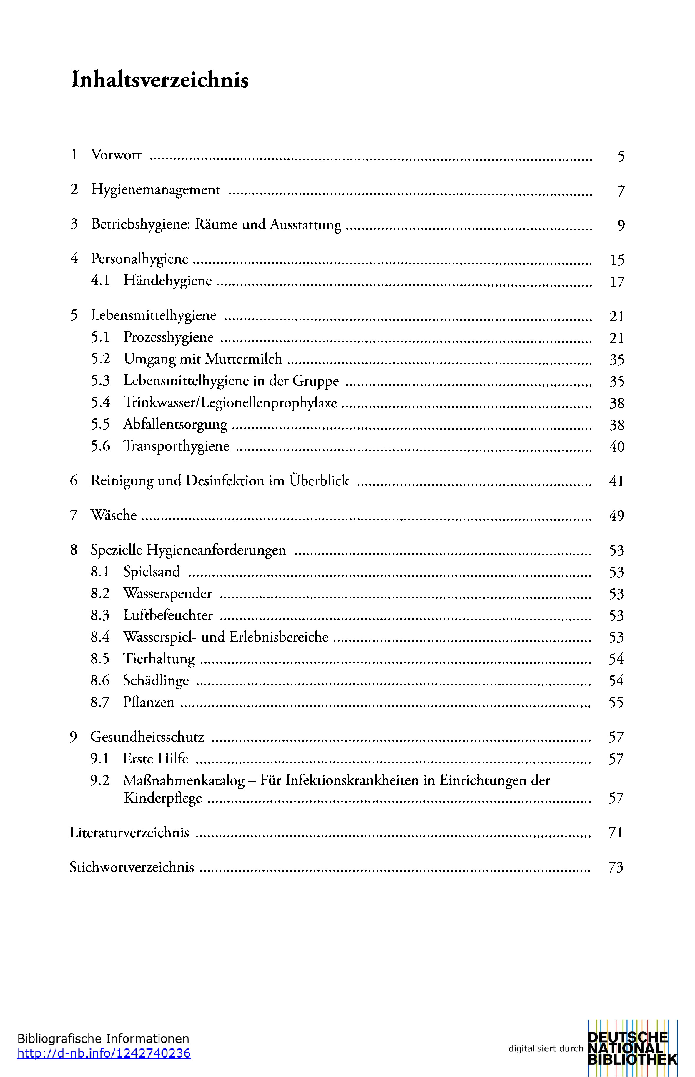 Rahmenhygieneplan für die Kita