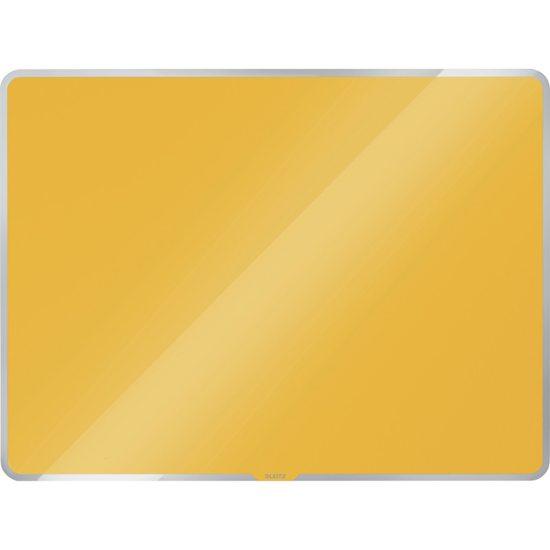 LEITZ Cosy Whiteboard Glas 400 x 600 x 4 mm - gelb