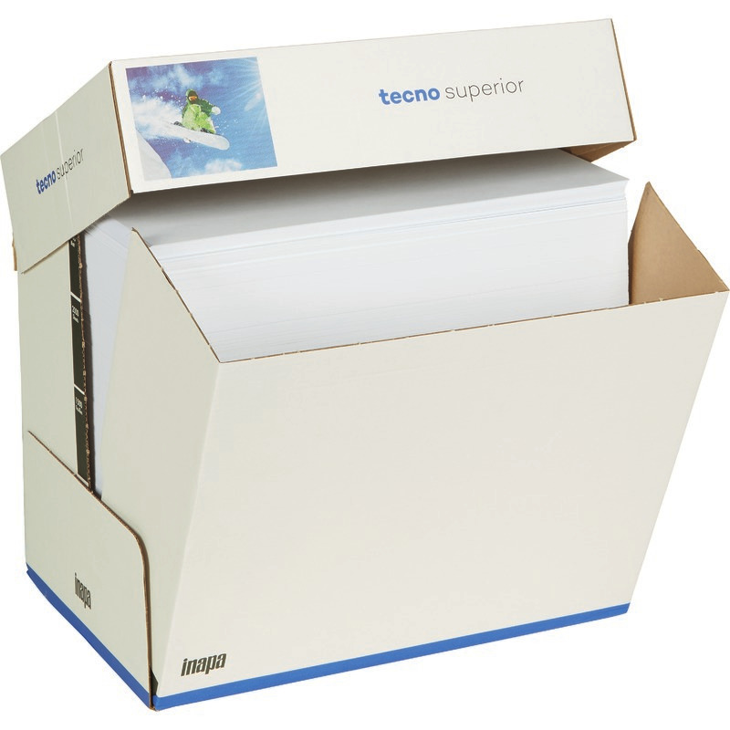 Kopierpapier tecno® superior, DIN A4, 80 g/m², Öko-Box: 2.500 Blatt