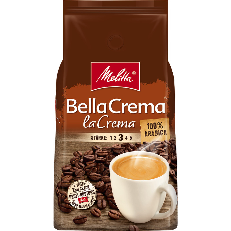 Melitta BellaCrema Café LaCrema, 1.000 g, Bohnen