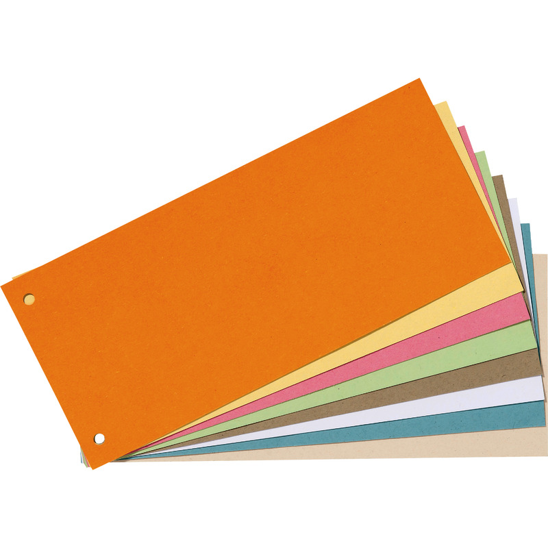SoldanPlus Trennstreifen, RC-Karton 190g/m², Packung: 100 Stück - orange