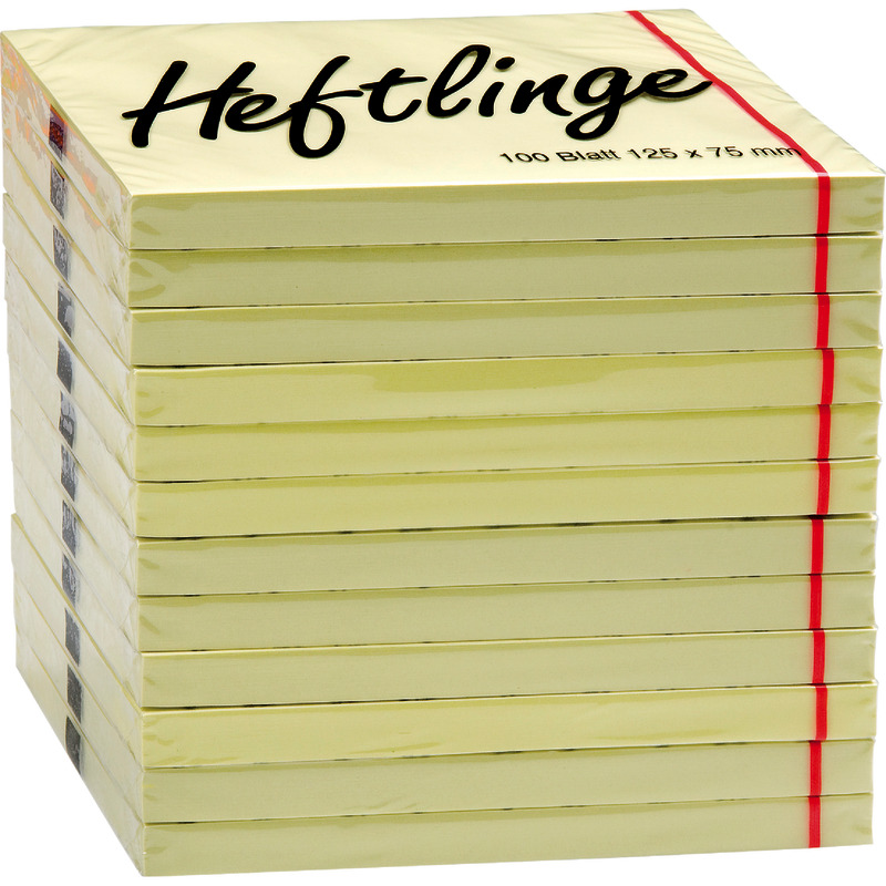 SoldanPlus Haftnotizen 125 x 75 mm, gelb