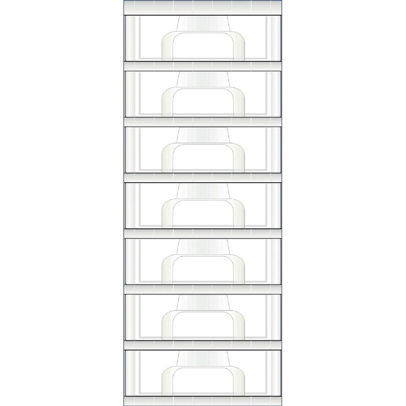 Really Useful Box Single Tower 7 x 7 l Schubladen - transparent