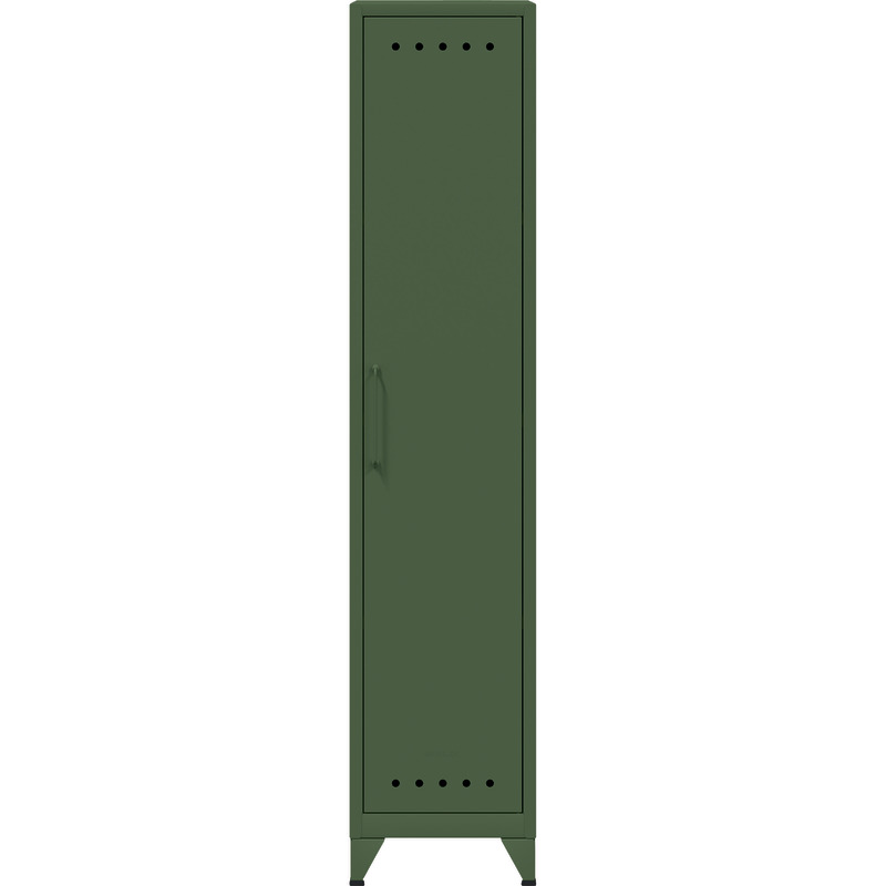 Bisley Fern Locker Garderobenschrank mit Kleiderstange und Hutfachboden - oliv