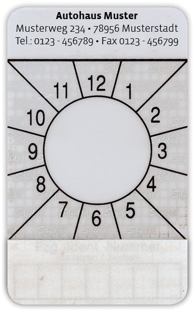 SP-Grundträger mit individuellem Aufdruck, silber