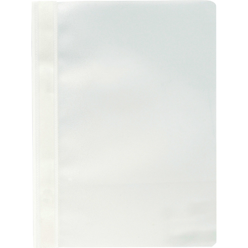 EXACOMPTA Sichthefter DIN A4 PP Vorderdeckel transparent - weiß