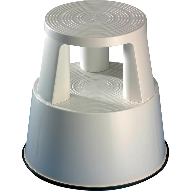 WEDO Kunststoff-Rollhocker STEP - hellgrau WEDO Kunststoff-Rollhocker STEP - hellgrau