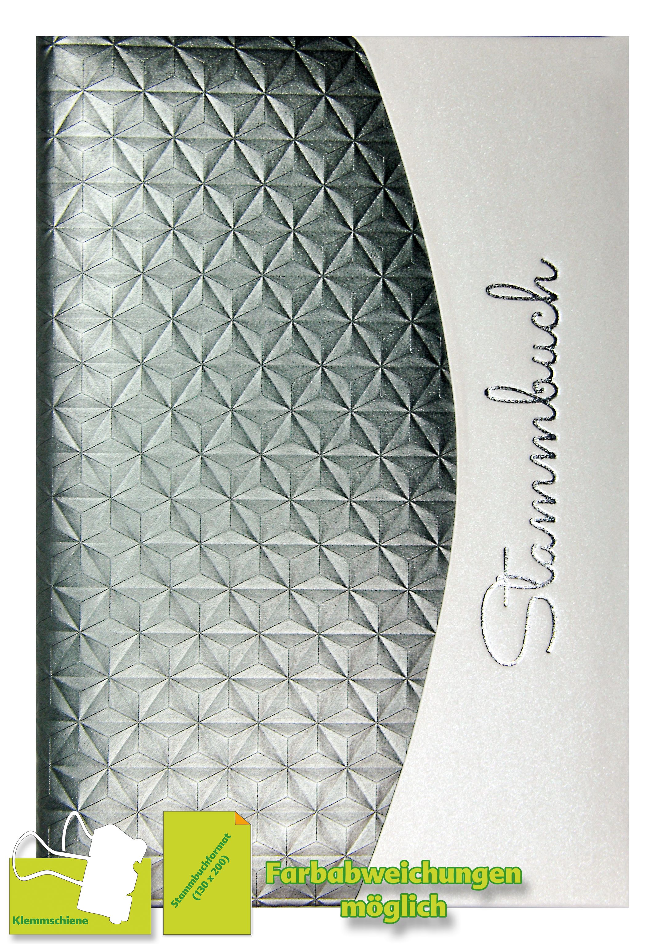 Stammbuch MONDSTEIN mit Klemmschiene