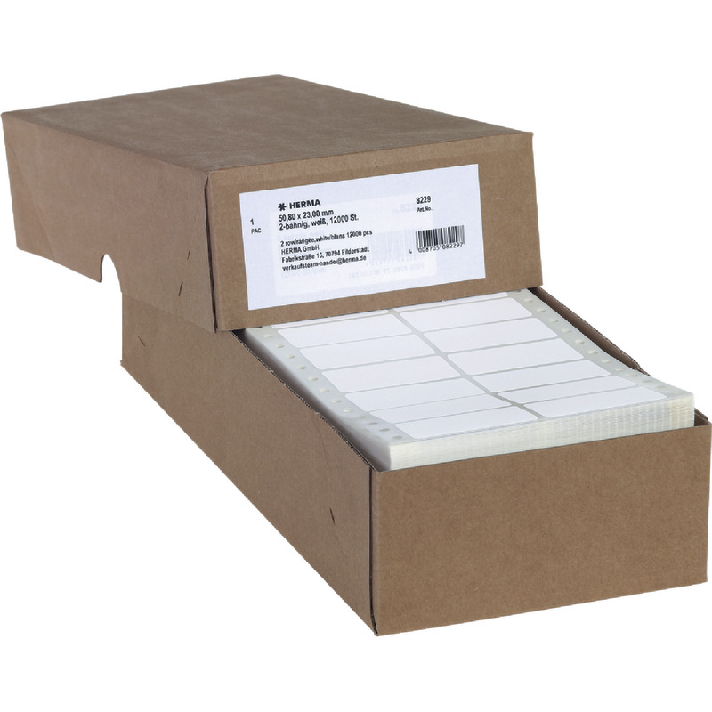HERMA Etiketten 8229, B x H: 50, 8 x 23 mm, endlos